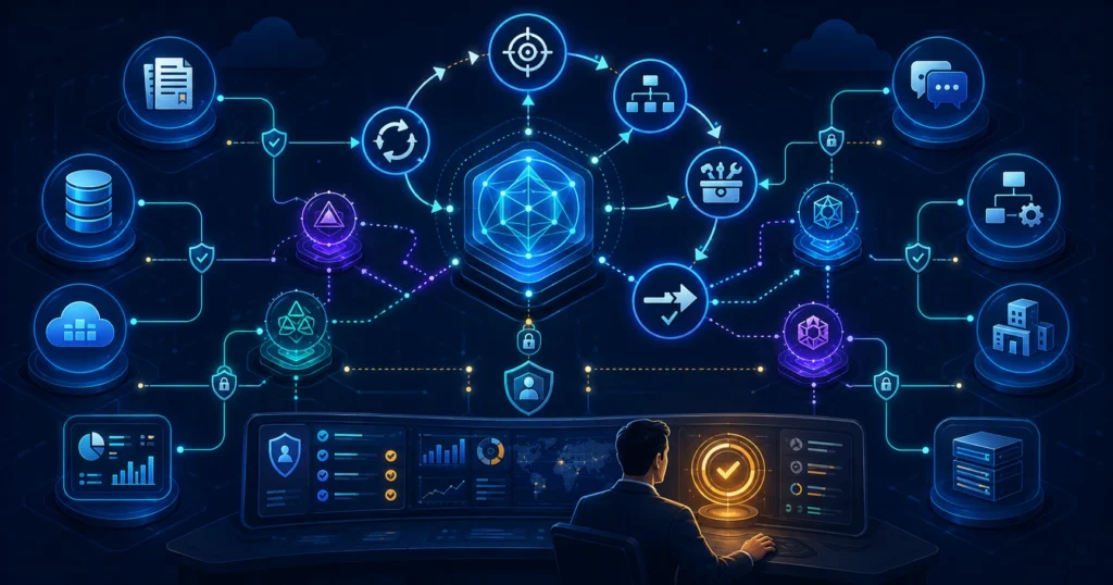 Agentic AI system planning, using tools and performing autonomous tasks