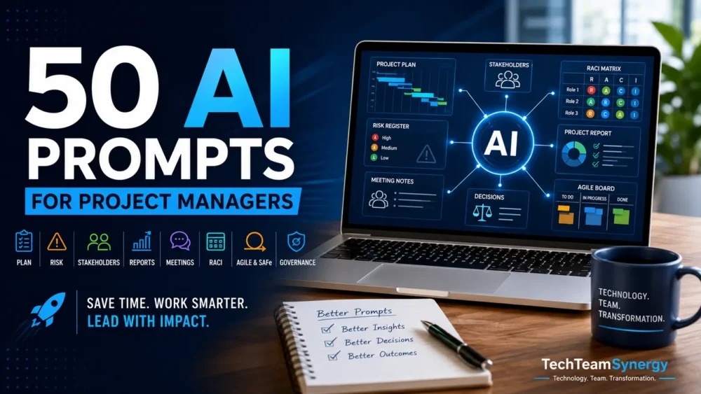 50 AI Prompts for Project Managers: Practical Examples for Real Projects