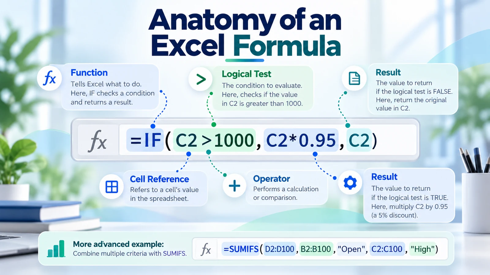 Excel Formulas & Functions: Complete Practical Guide with Examples