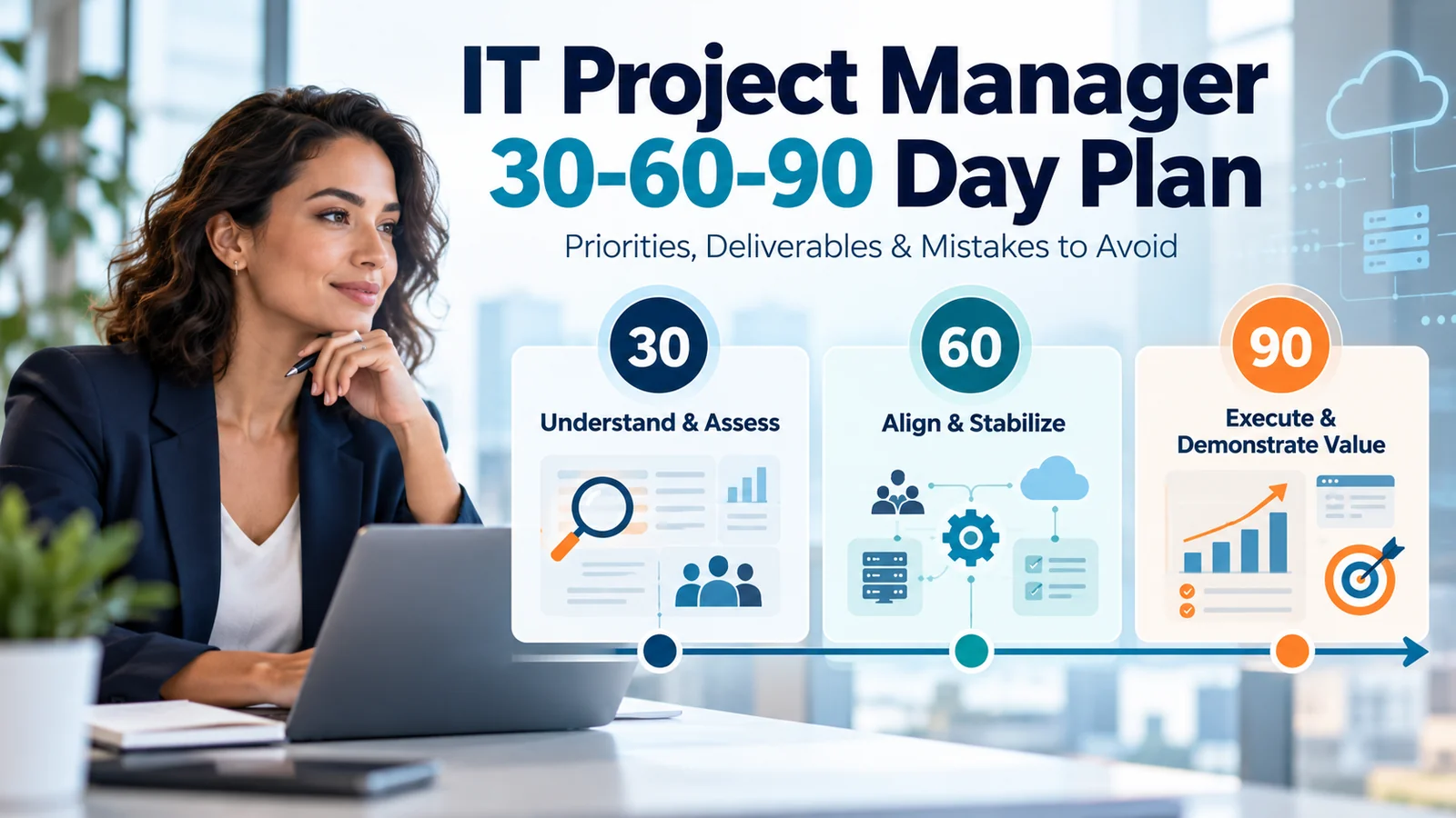 IT Project Manager 30-60-90 Day Plan: Priorities, Deliverables & Mistakes to Avoid